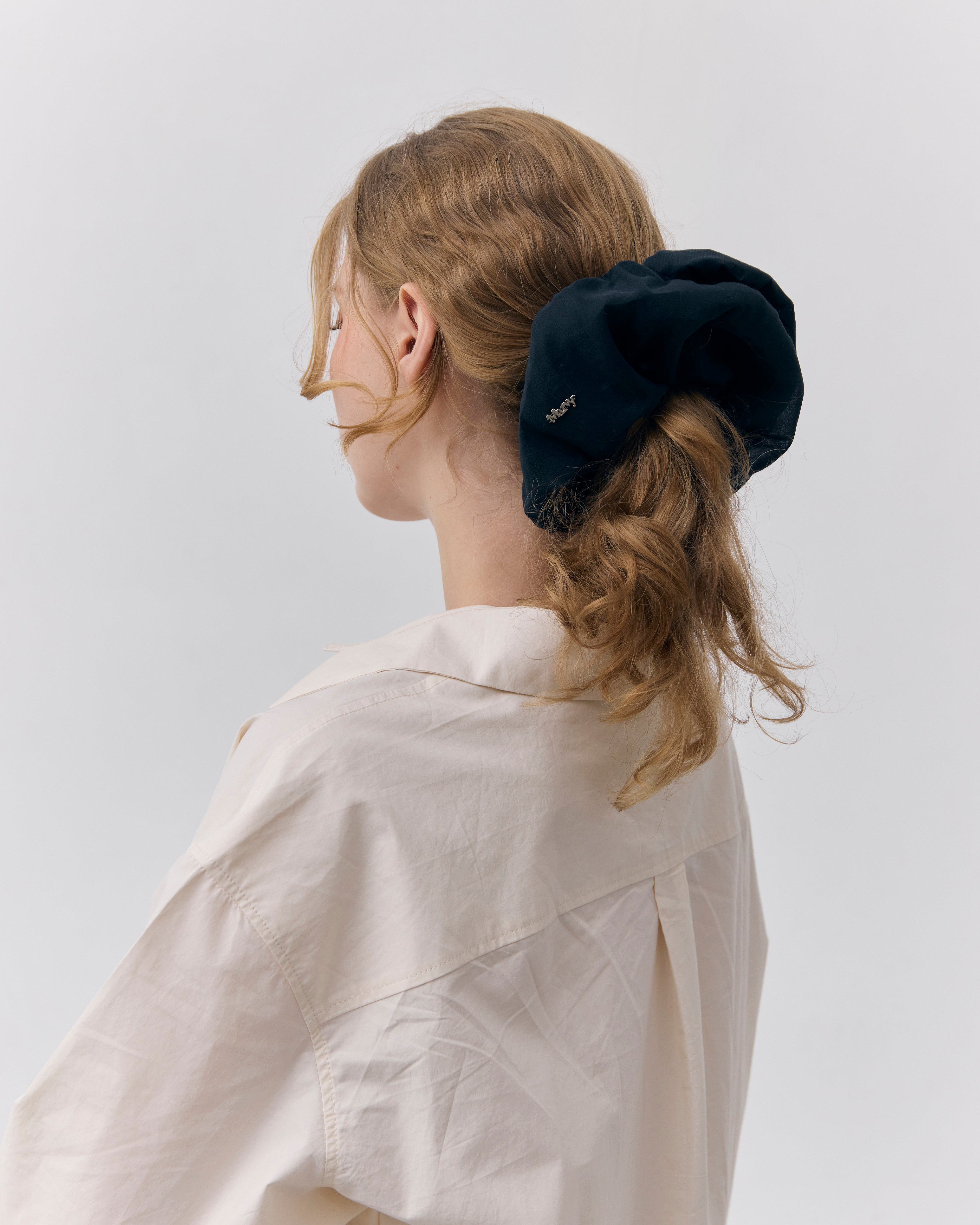 sheer puff scrunchie (3color)