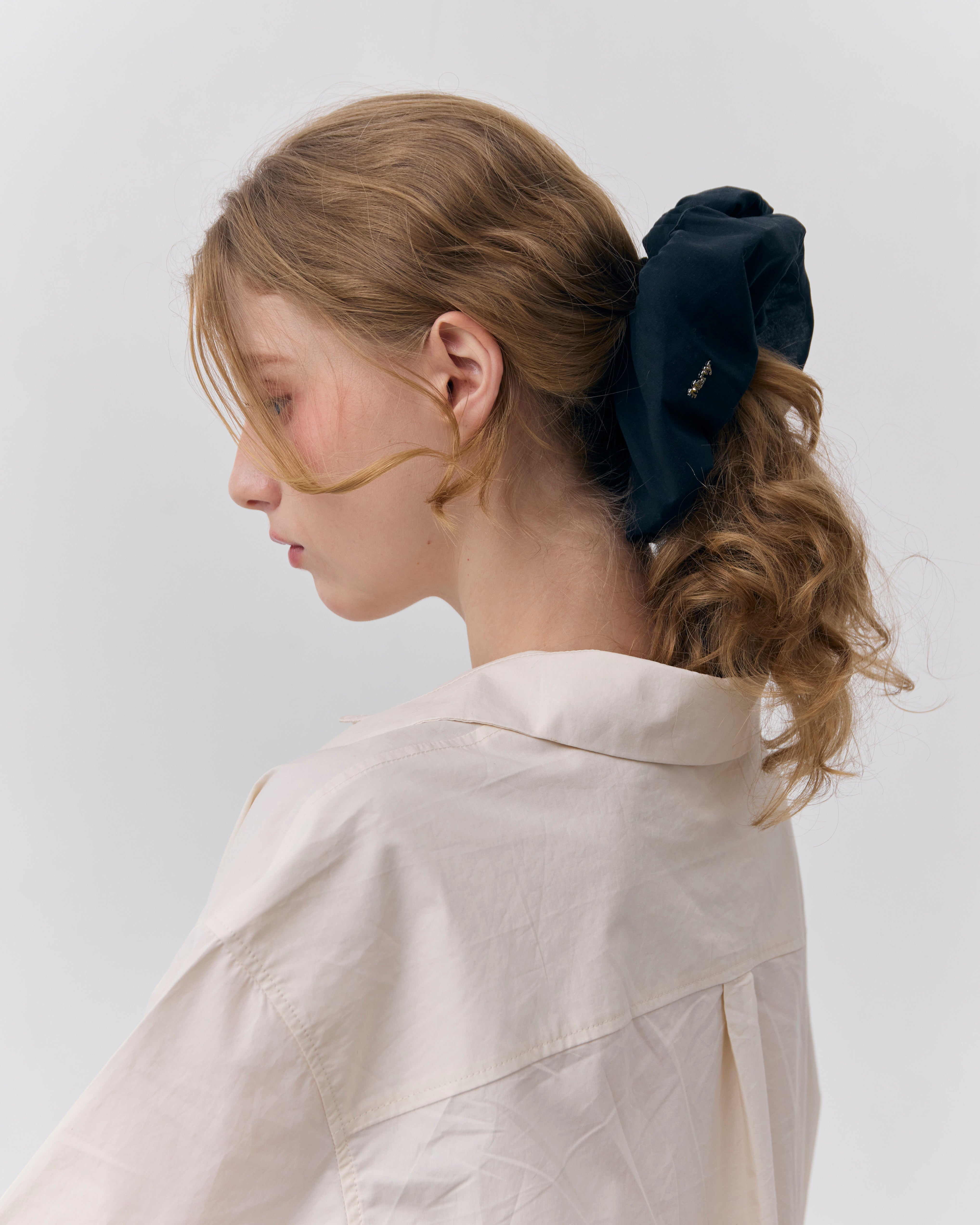 sheer puff scrunchie (3color)