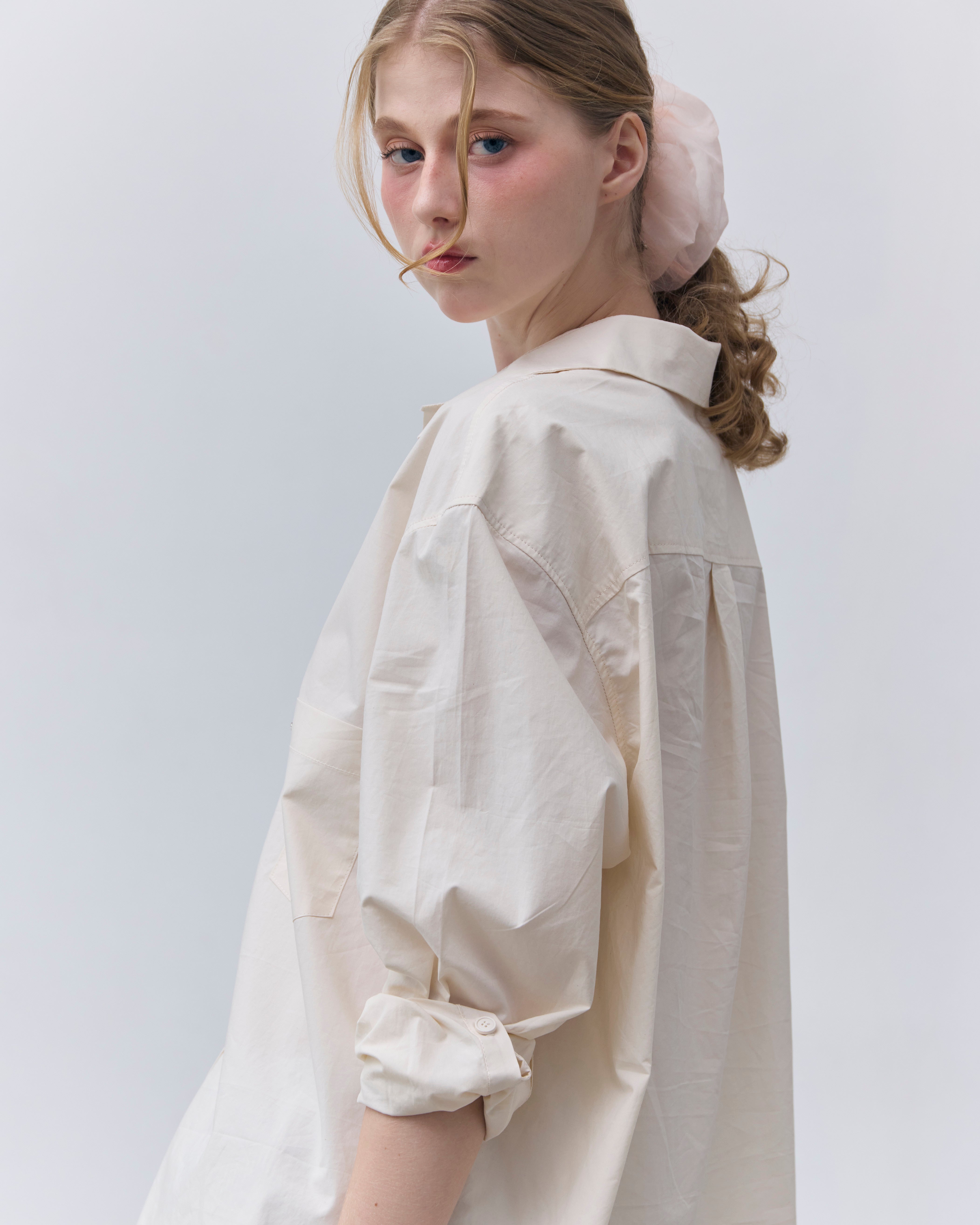 sheer puff scrunchie (3color)