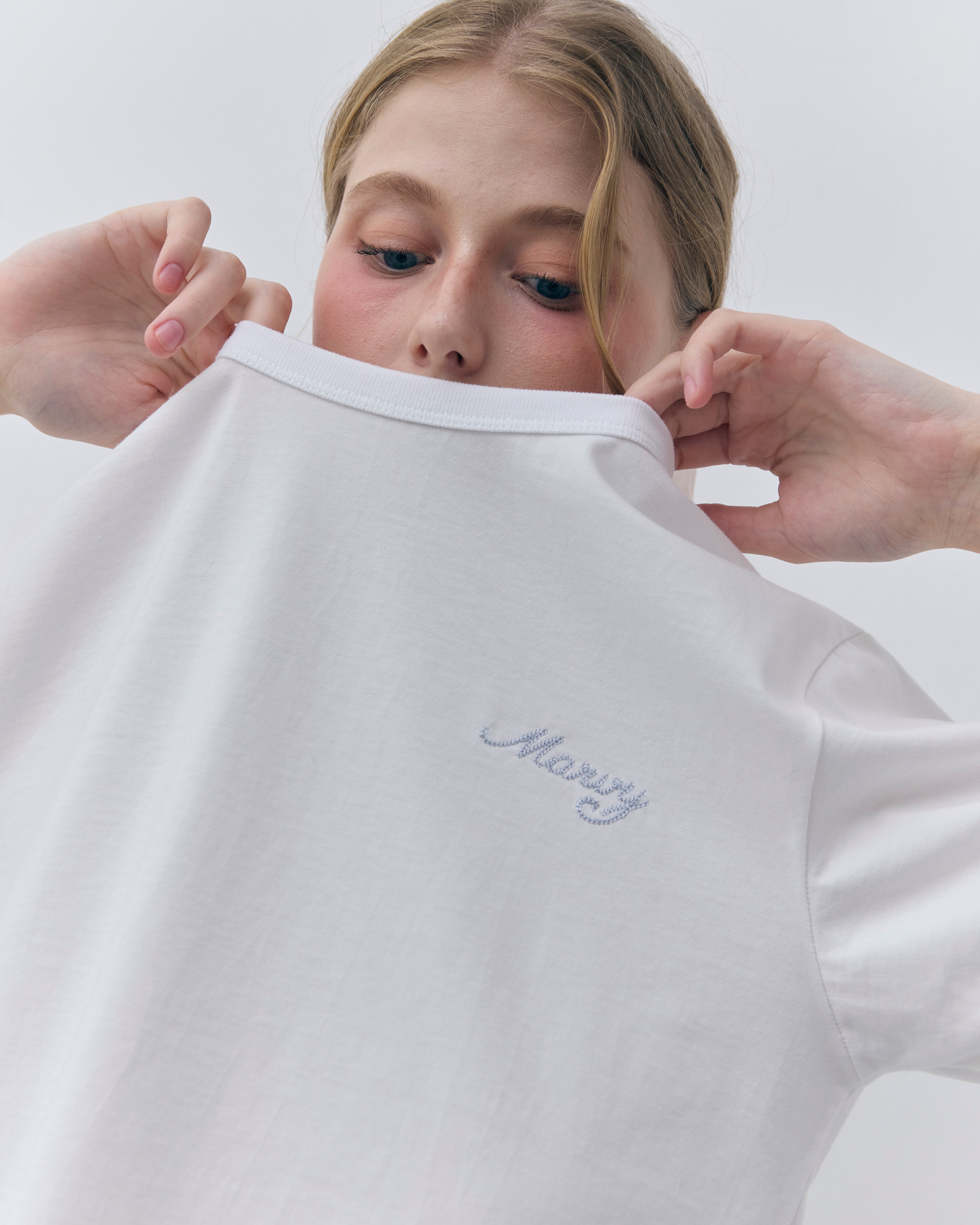 mini chain logo ringer tee