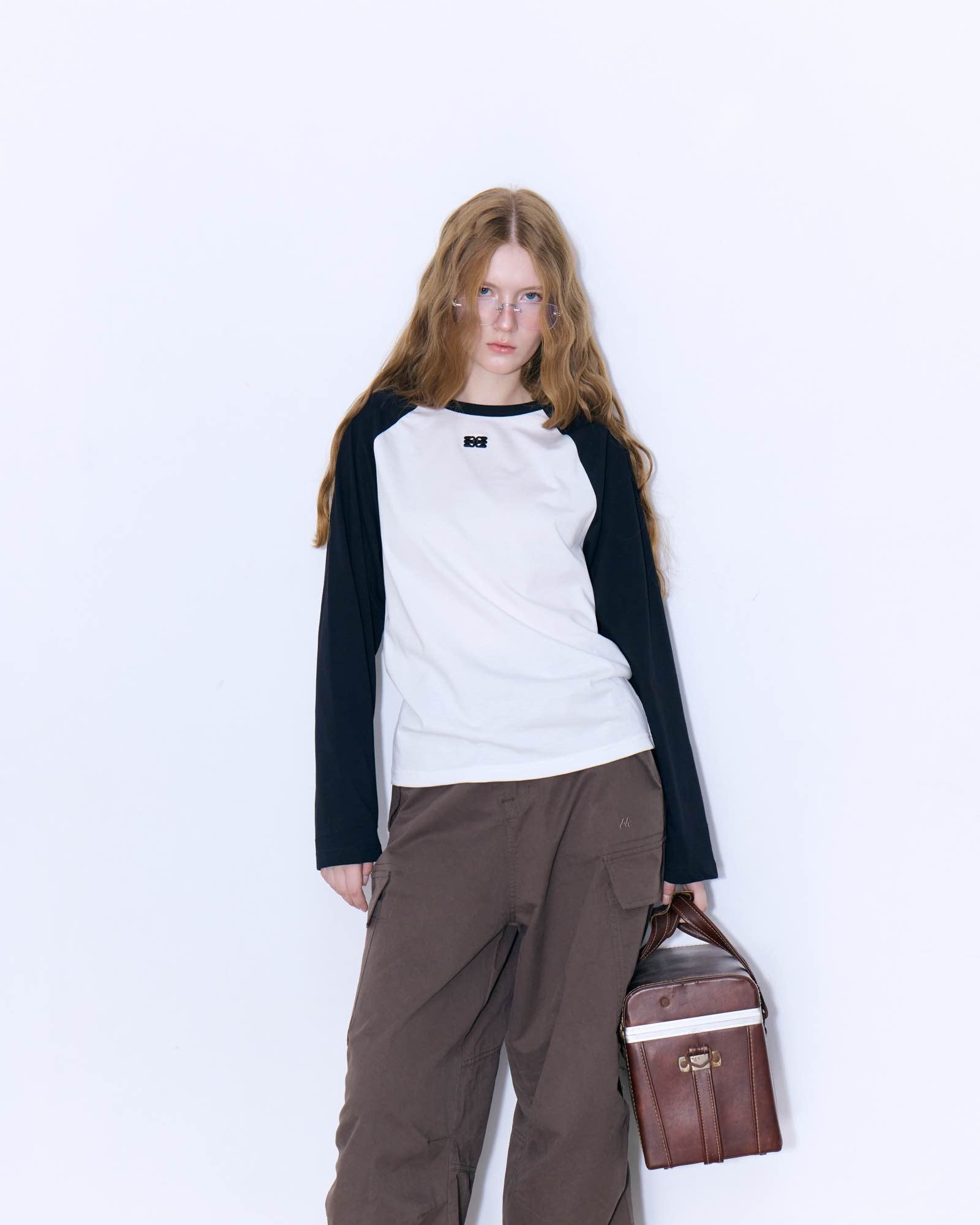 Marvy 3D Logo Raglan Tee