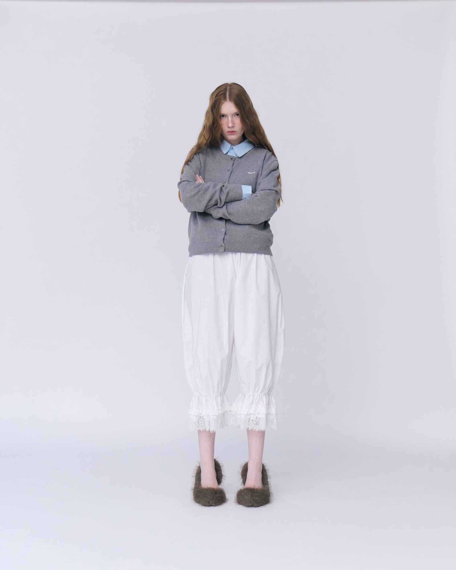 Lace Trim Bloomer Pants