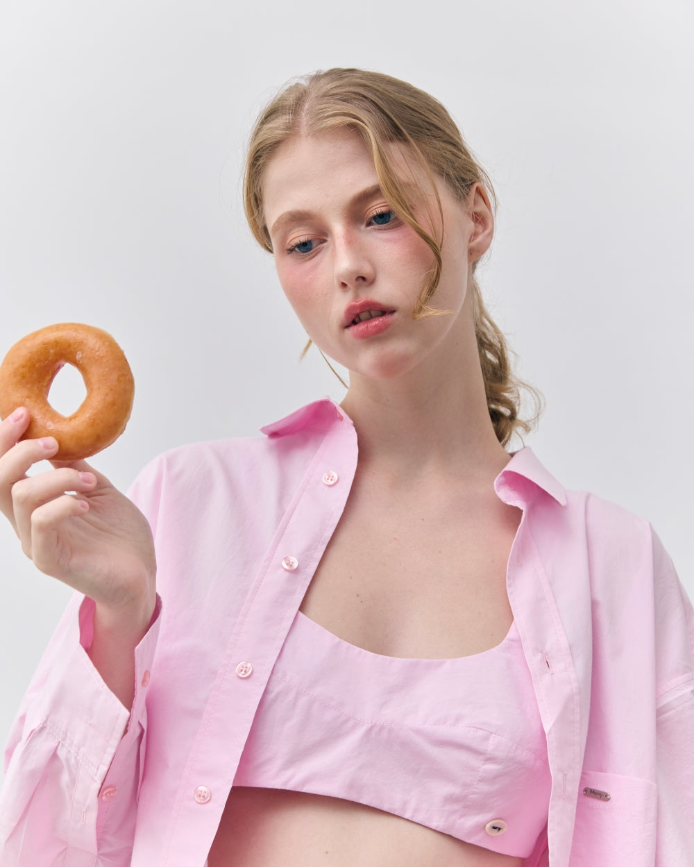 layered curve bustier