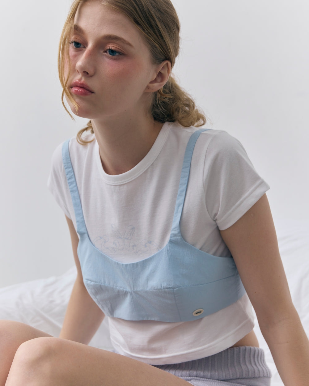 layered curve bustier