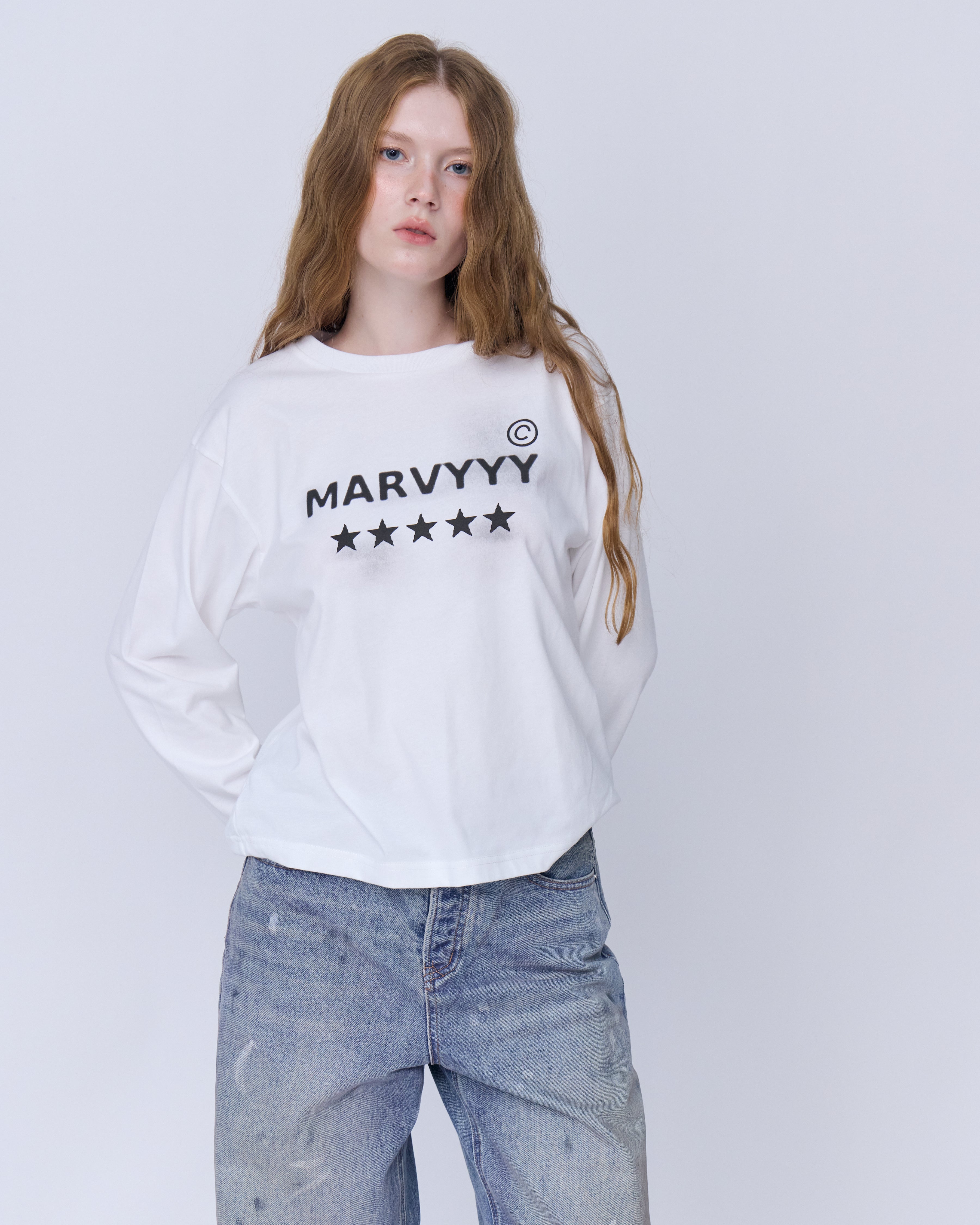 [MADE TO ORDER] Marvy five star long sleeve tee