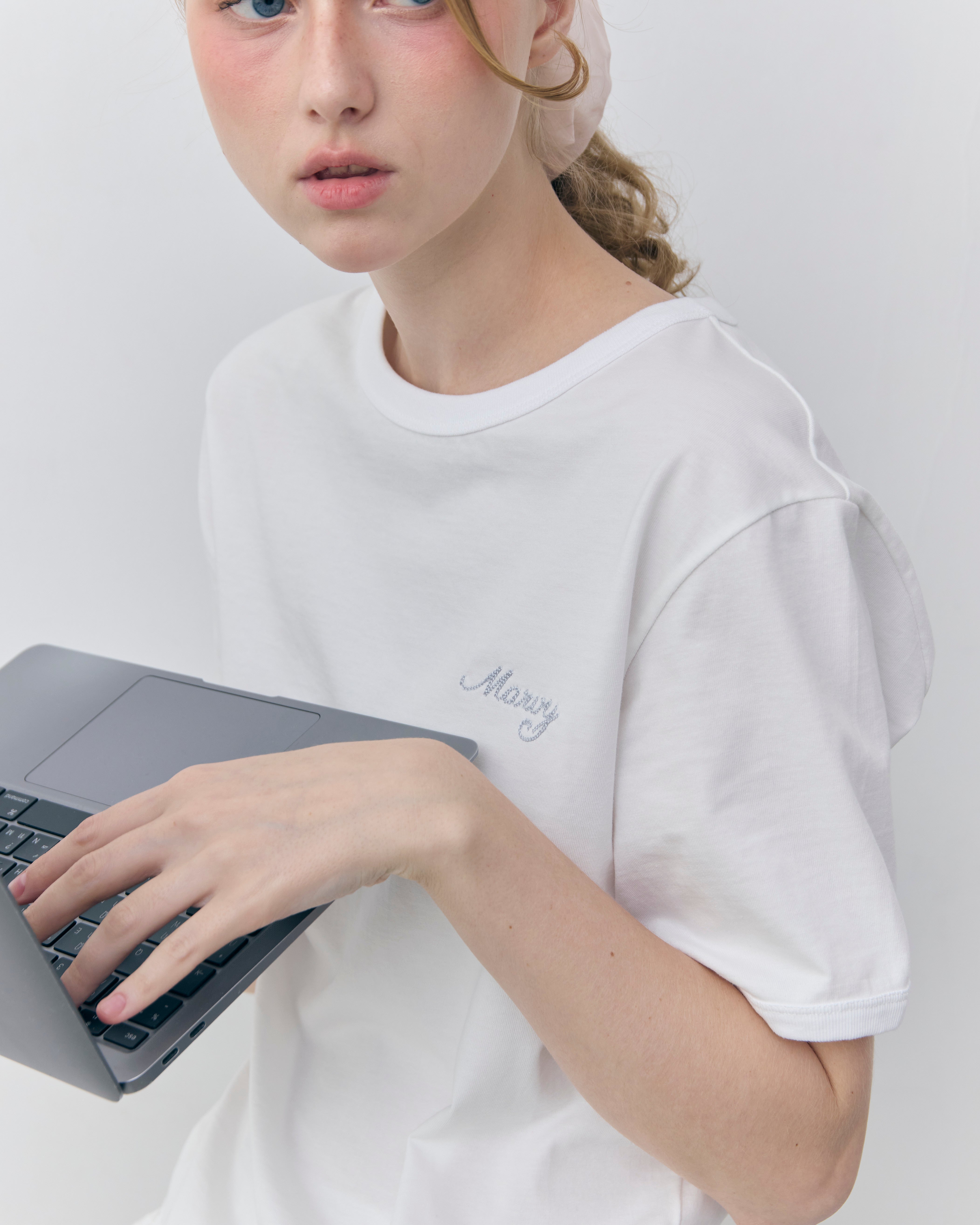 mini chain logo ringer tee