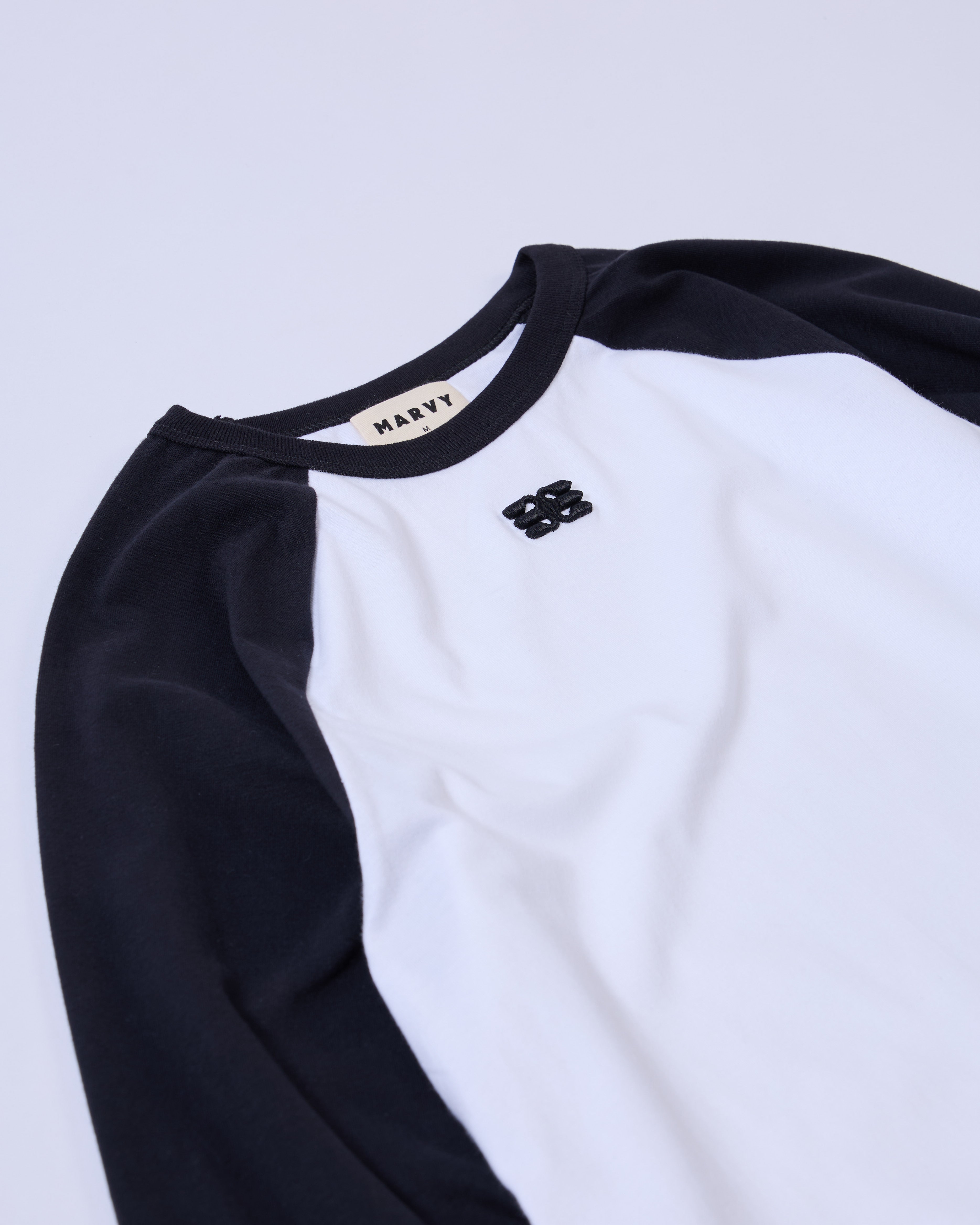 Marvy 3D Logo Raglan Tee