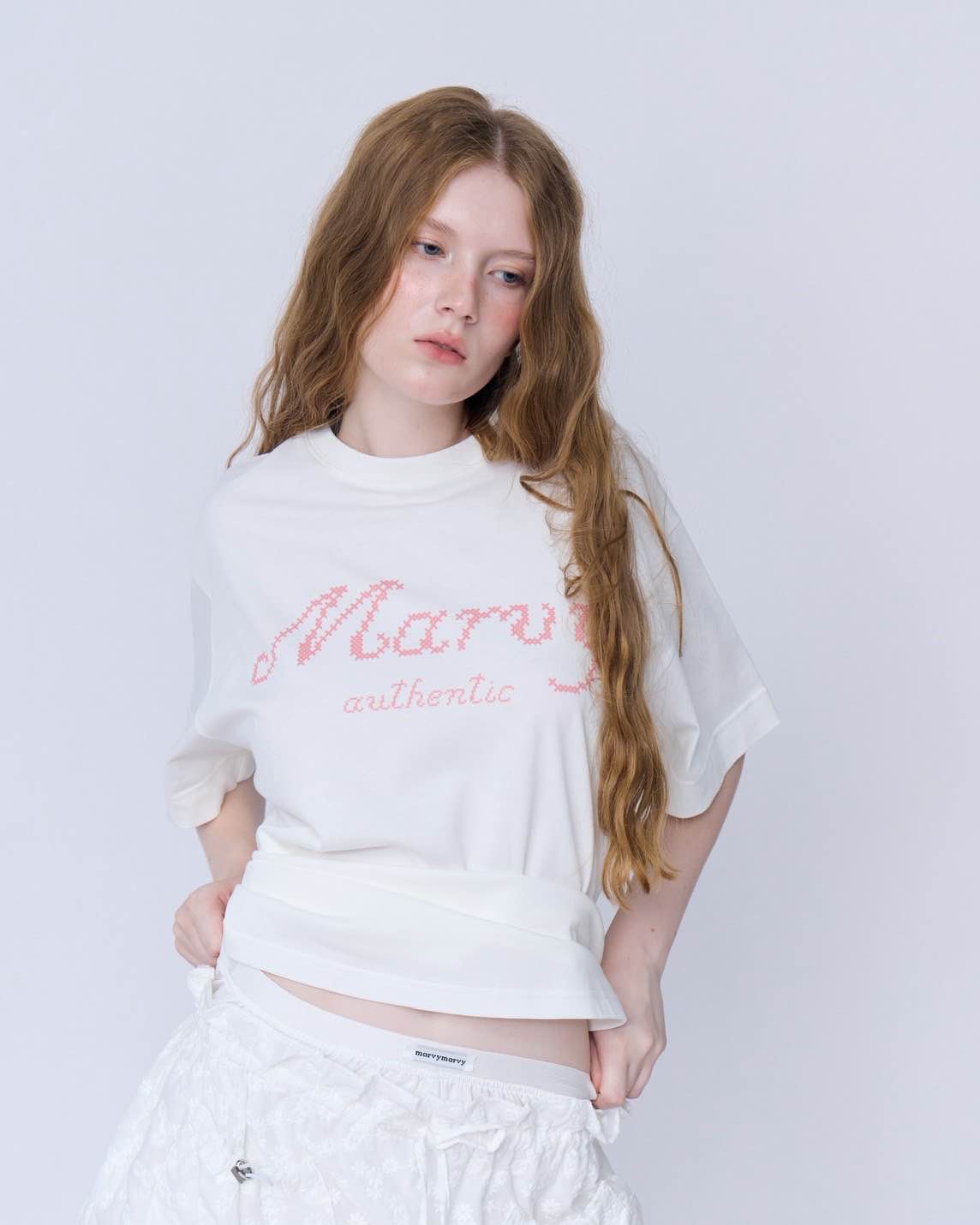 Marvy Cross-Stitch Print Tee