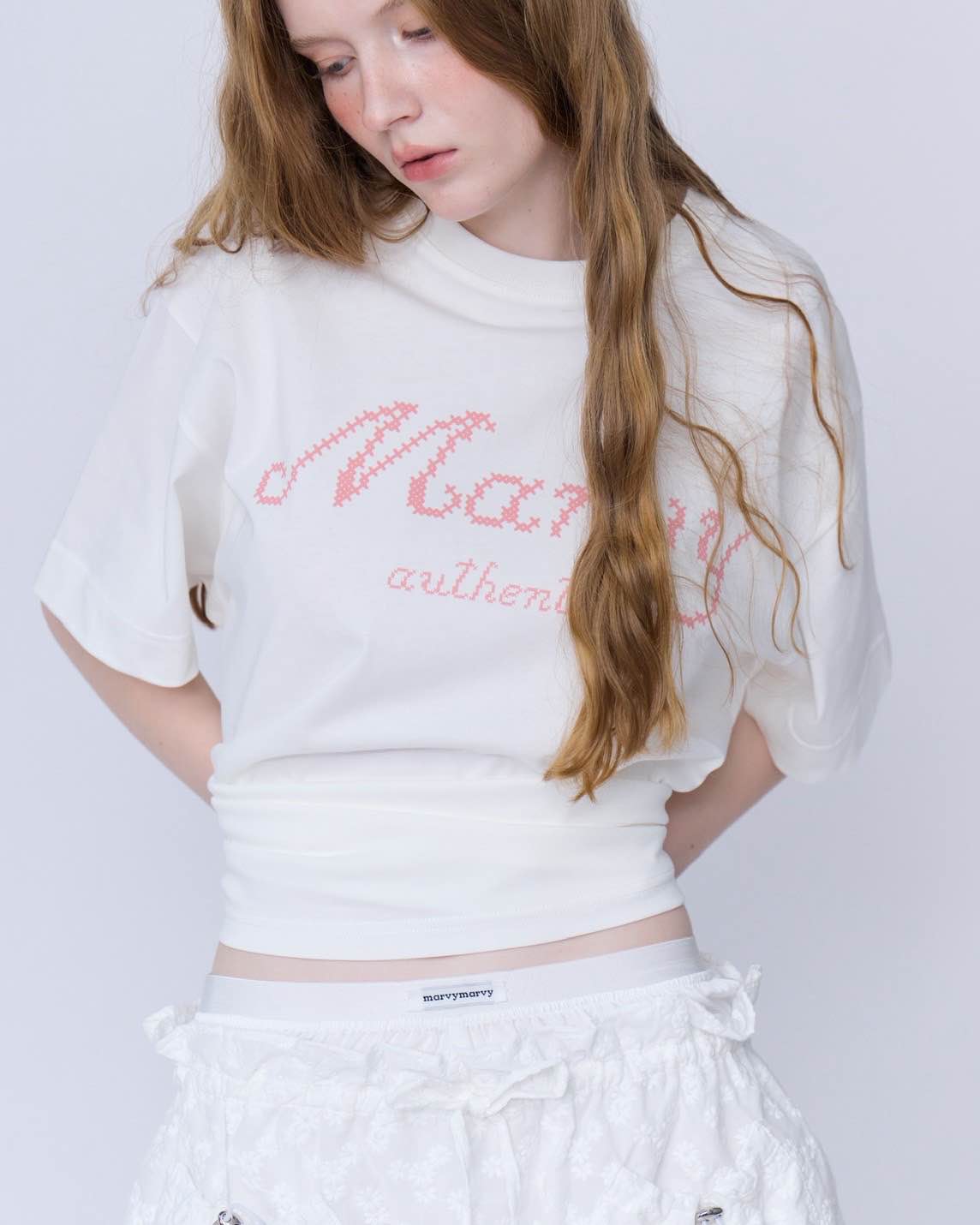 Marvy Cross-Stitch Print Tee