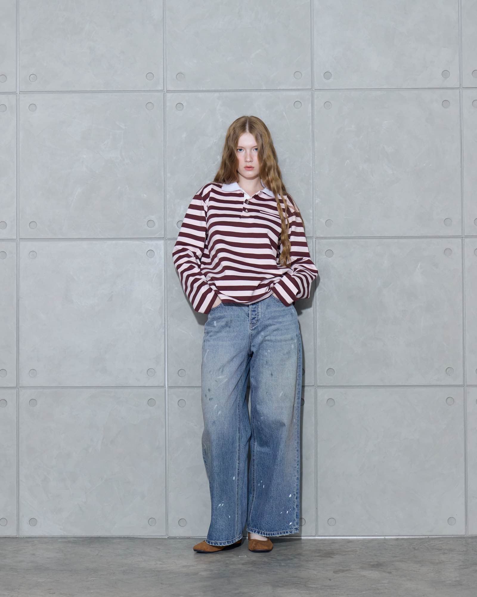 replay stripe polo