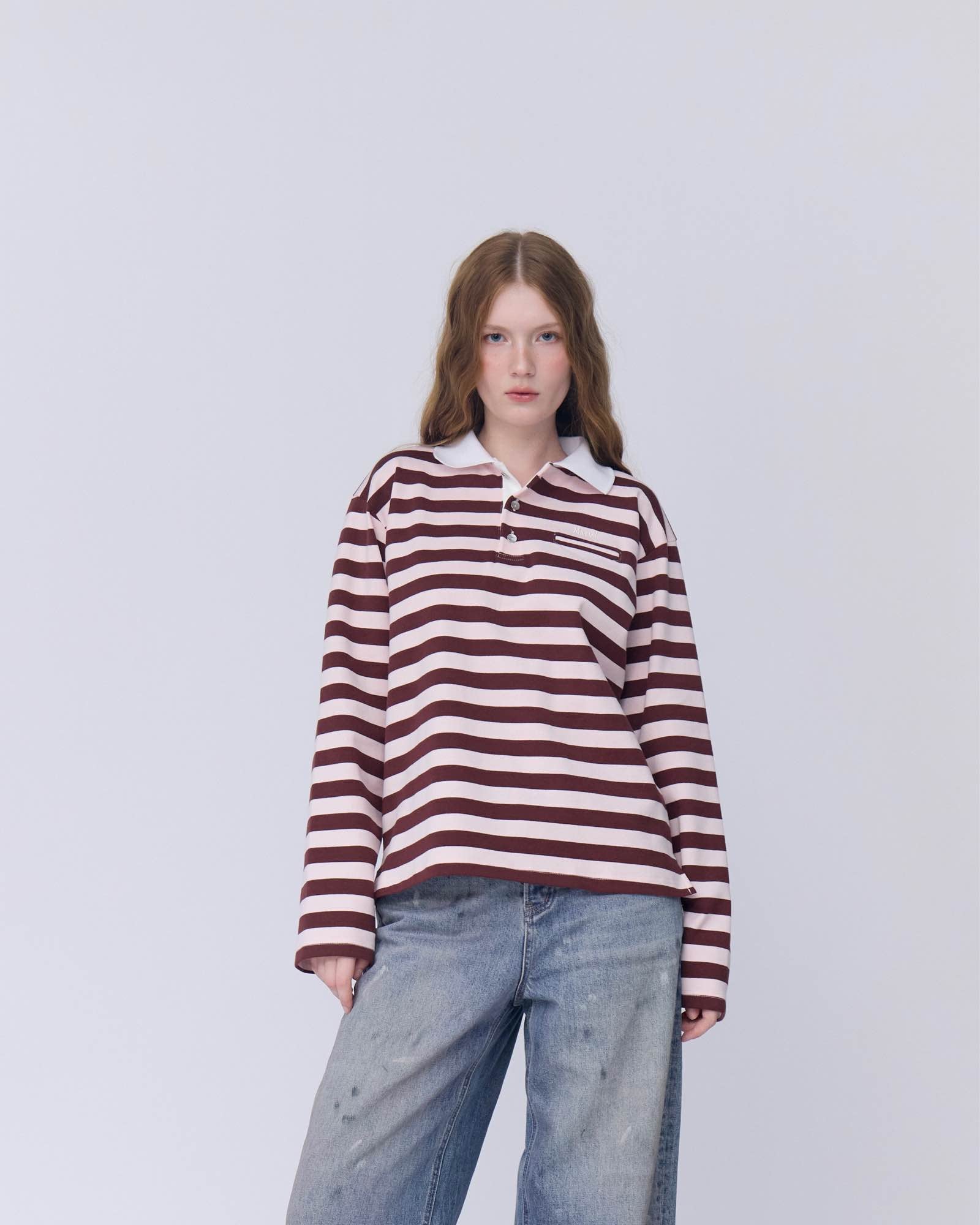 replay stripe polo