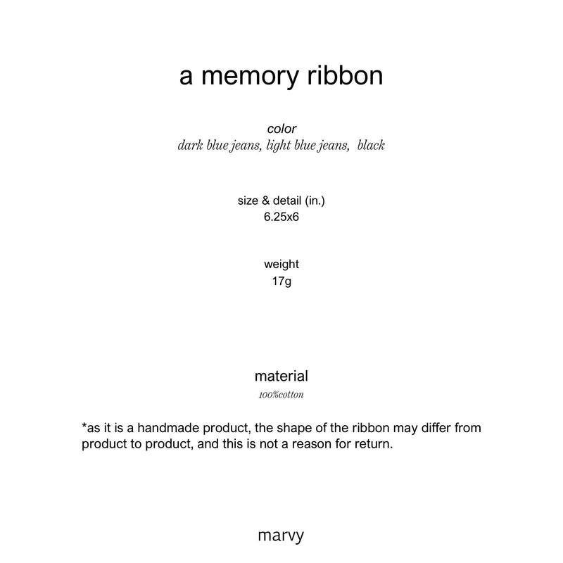 a memory ribbon - Marvymarvy