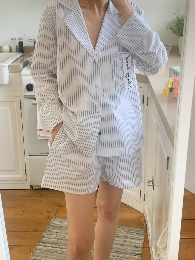 a summer stripe pajamas set - Marvymarvy