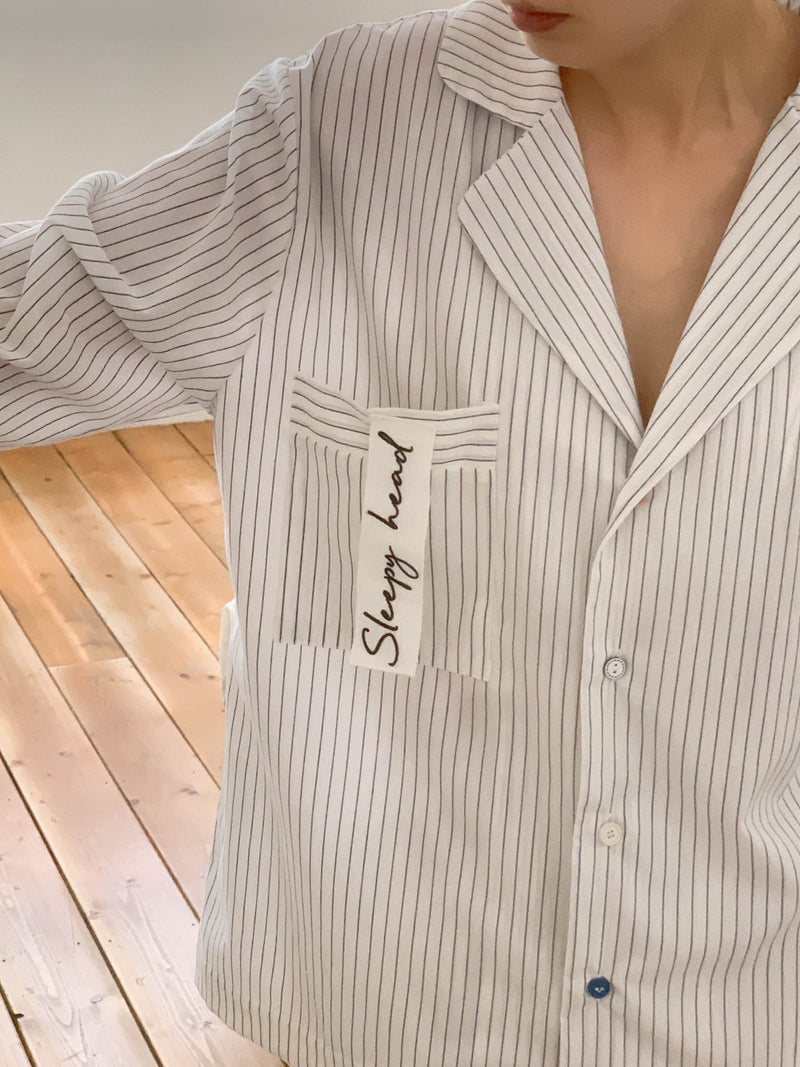 a summer stripe pajamas set - Marvymarvy