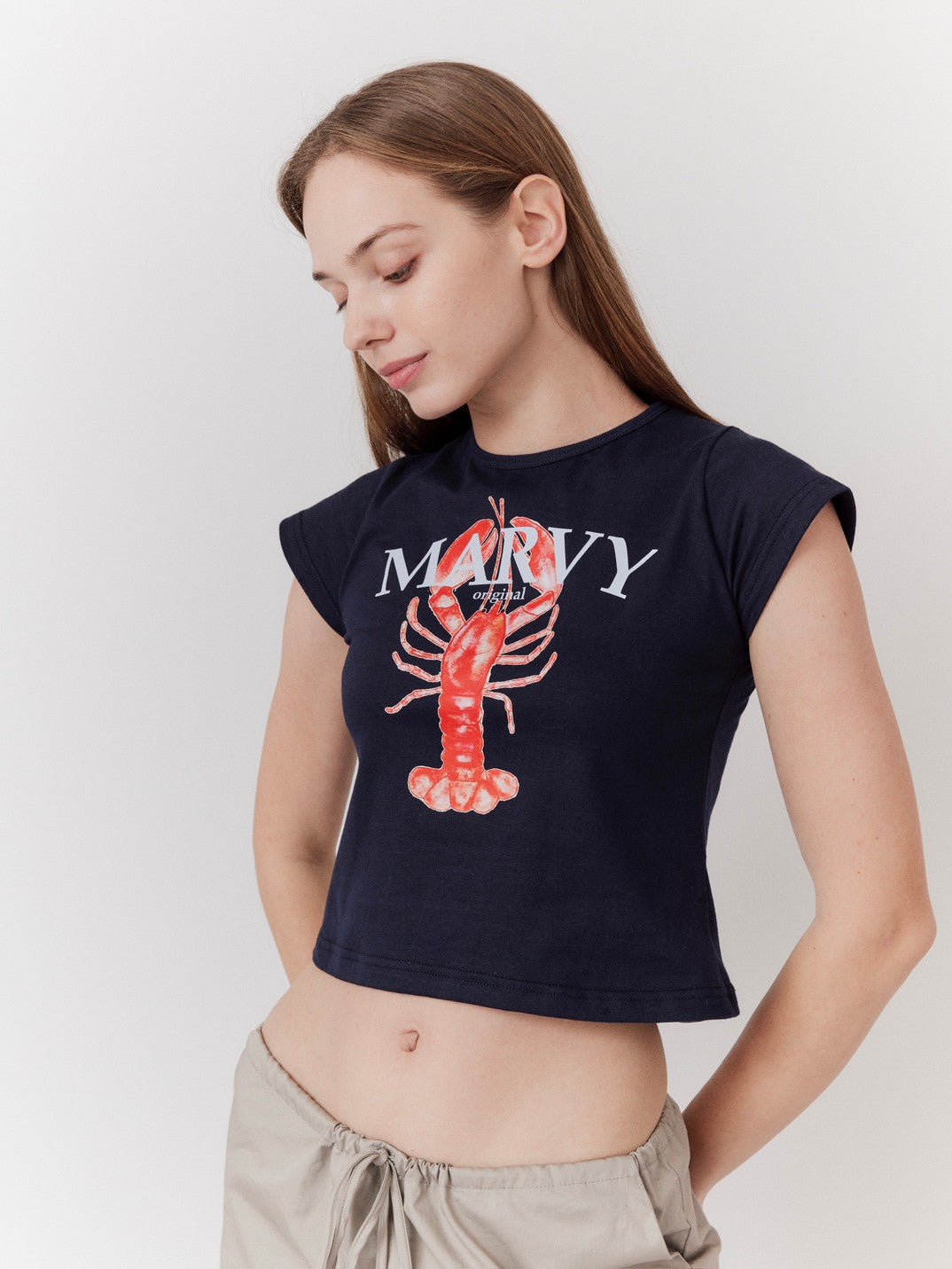 Lobster Lover Baby Tee - Marvymarvy