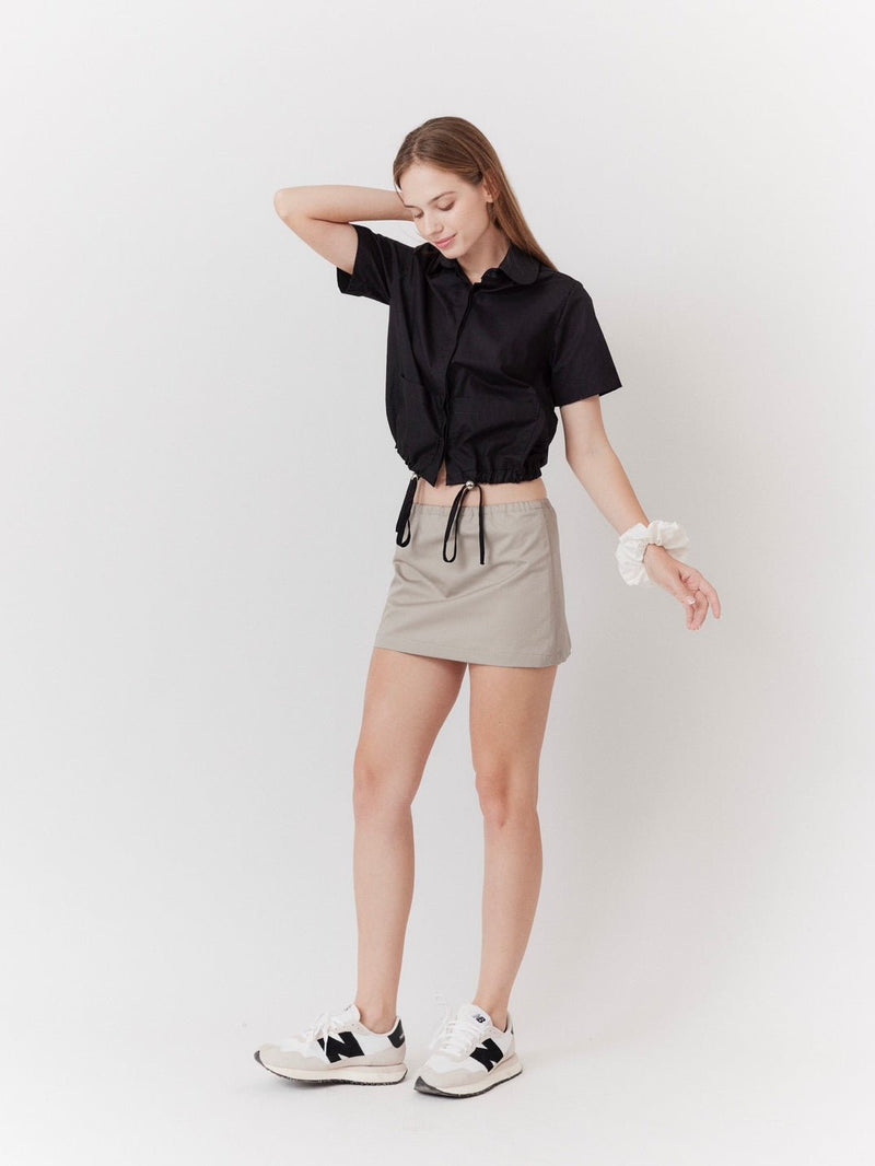 Low Rise Mini Skirt - Marvymarvy