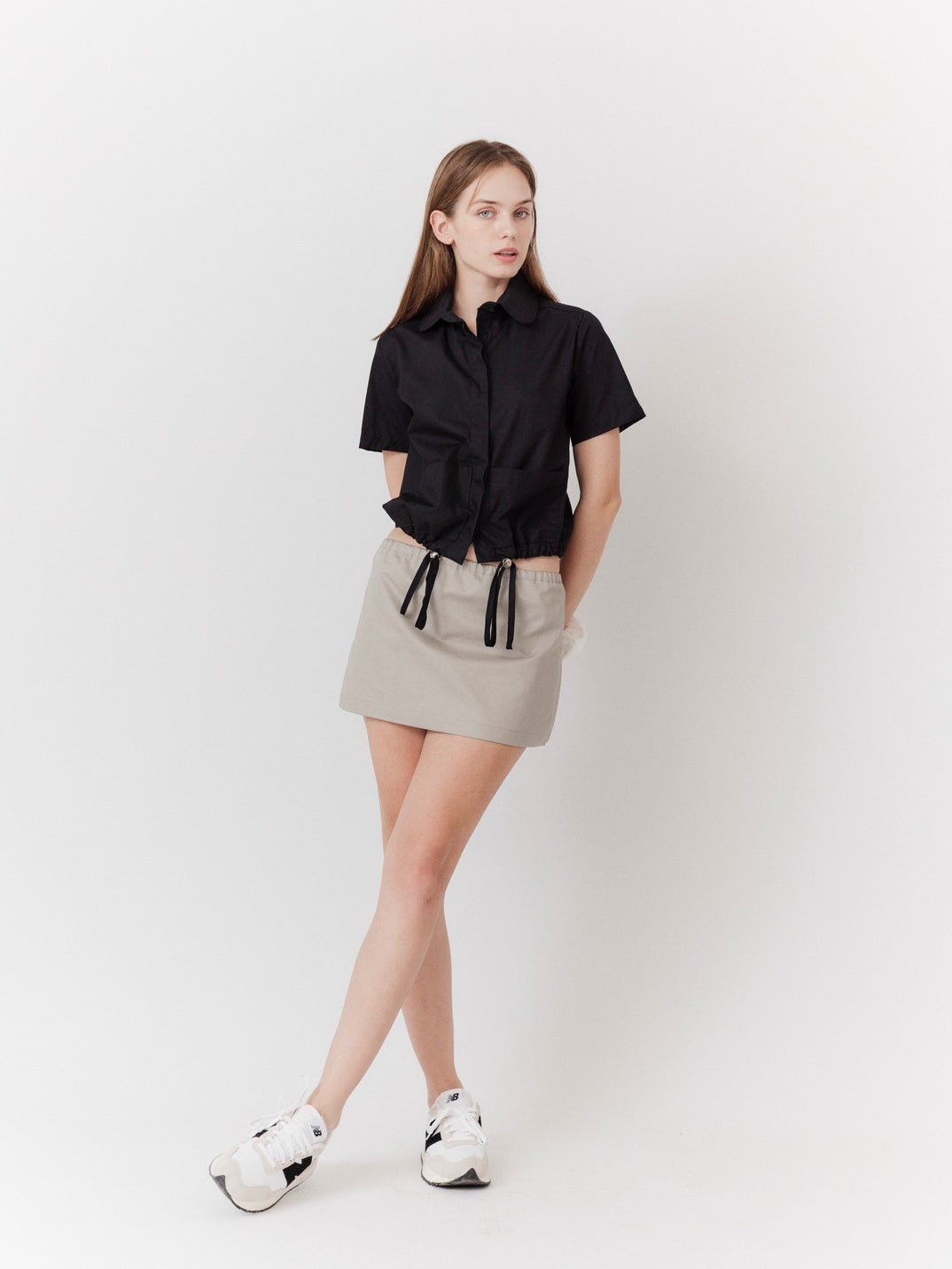 Low Rise Mini Skirt - Marvymarvy