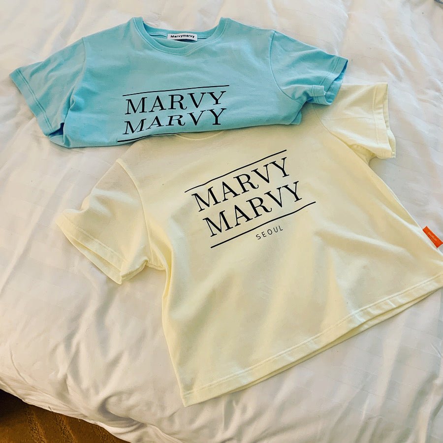 Marvy Marvy T Shirt (blue) - Marvymarvy