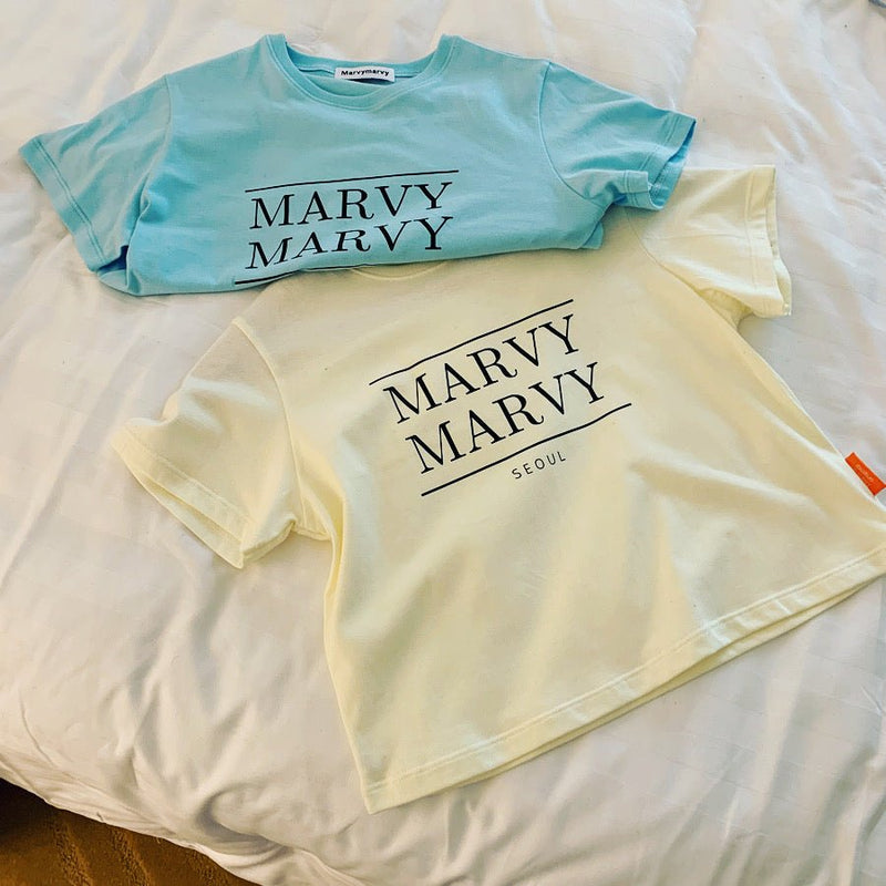 Marvy Marvy T Shirt (blue) - Marvymarvy