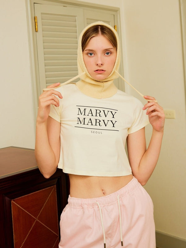 Marvy Marvy T Shirt (cream) - Marvymarvy