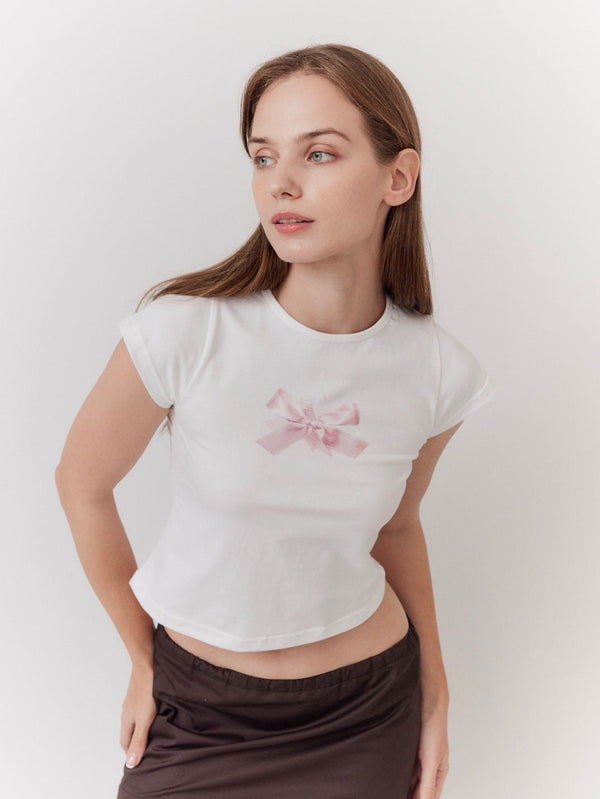 MRVY Pink Ribbon Baby Tee - Marvymarvy