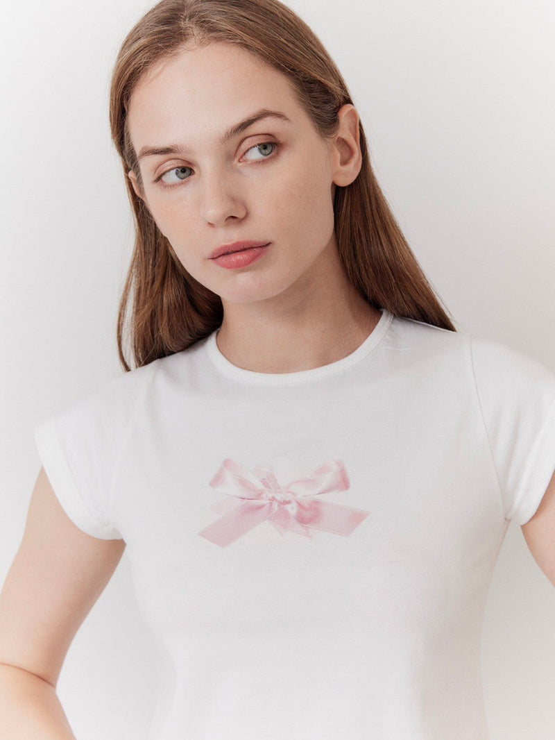 MRVY Pink Ribbon Baby Tee - Marvymarvy