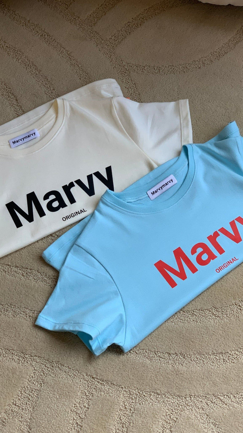 Original Marvy T Shirt (blue) - Marvymarvy