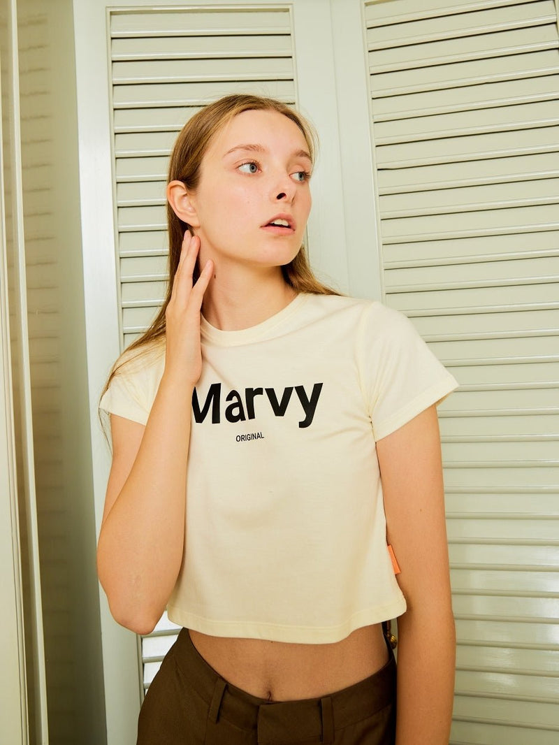 Original Marvy T Shirt (cream) - Marvymarvy