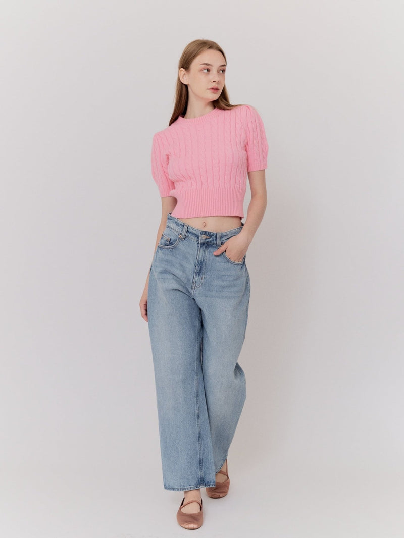 Pearl Button Knit top - Marvymarvy