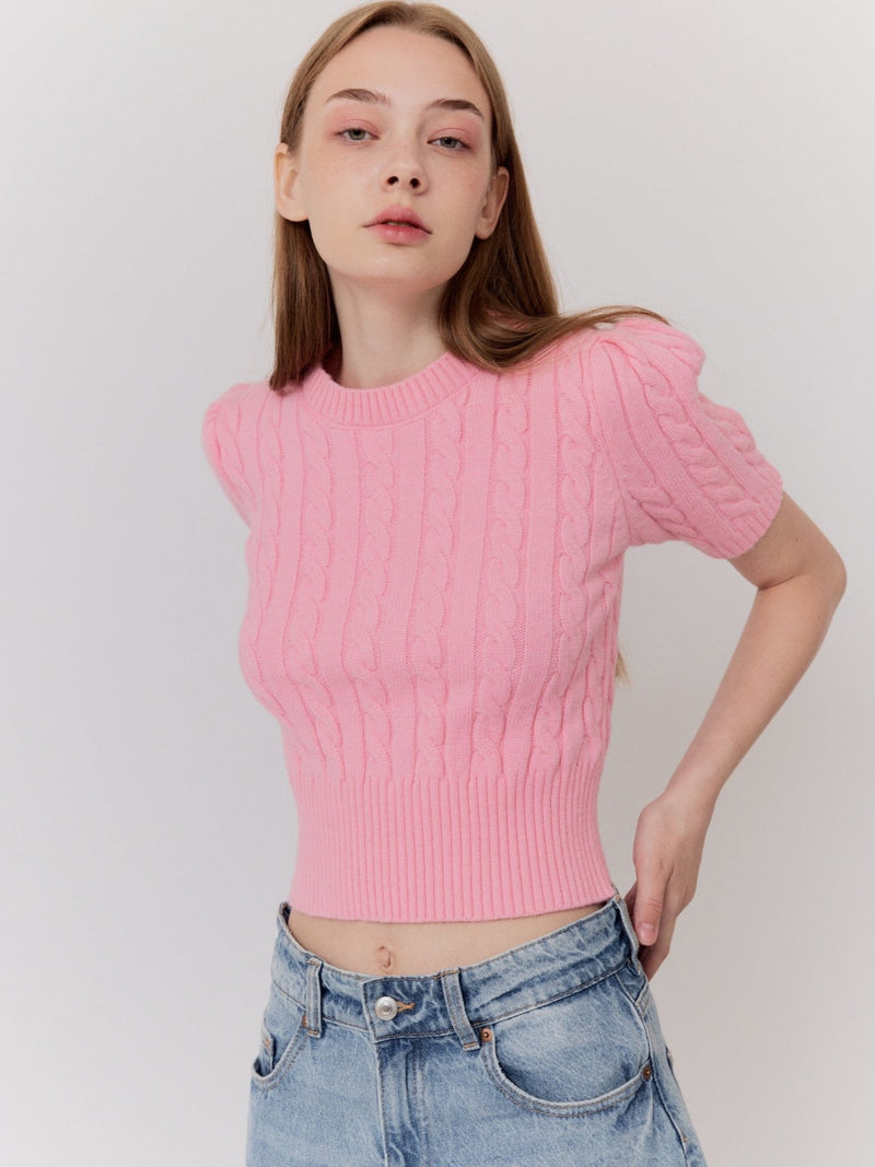 Pearl Button Knit top - Marvymarvy