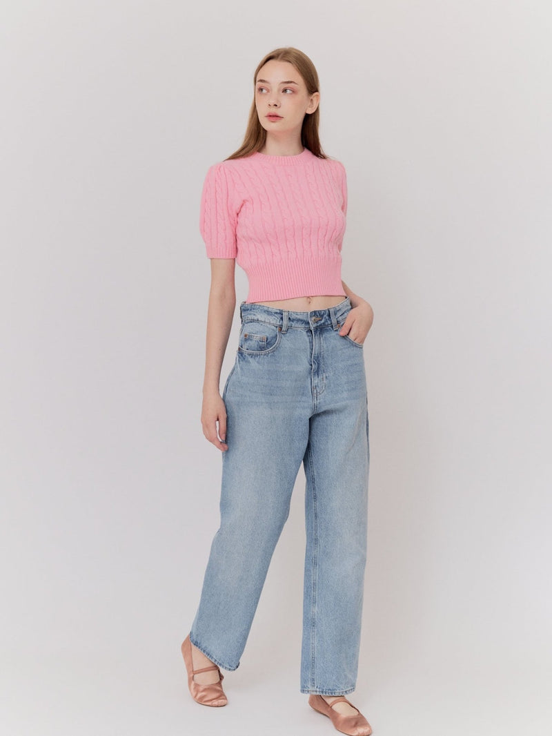 Pearl Button Knit top - Marvymarvy