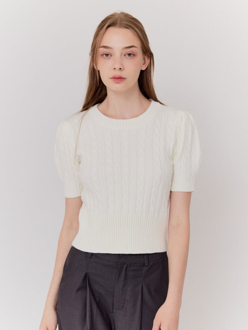 Pearl Button Knit top - Marvymarvy