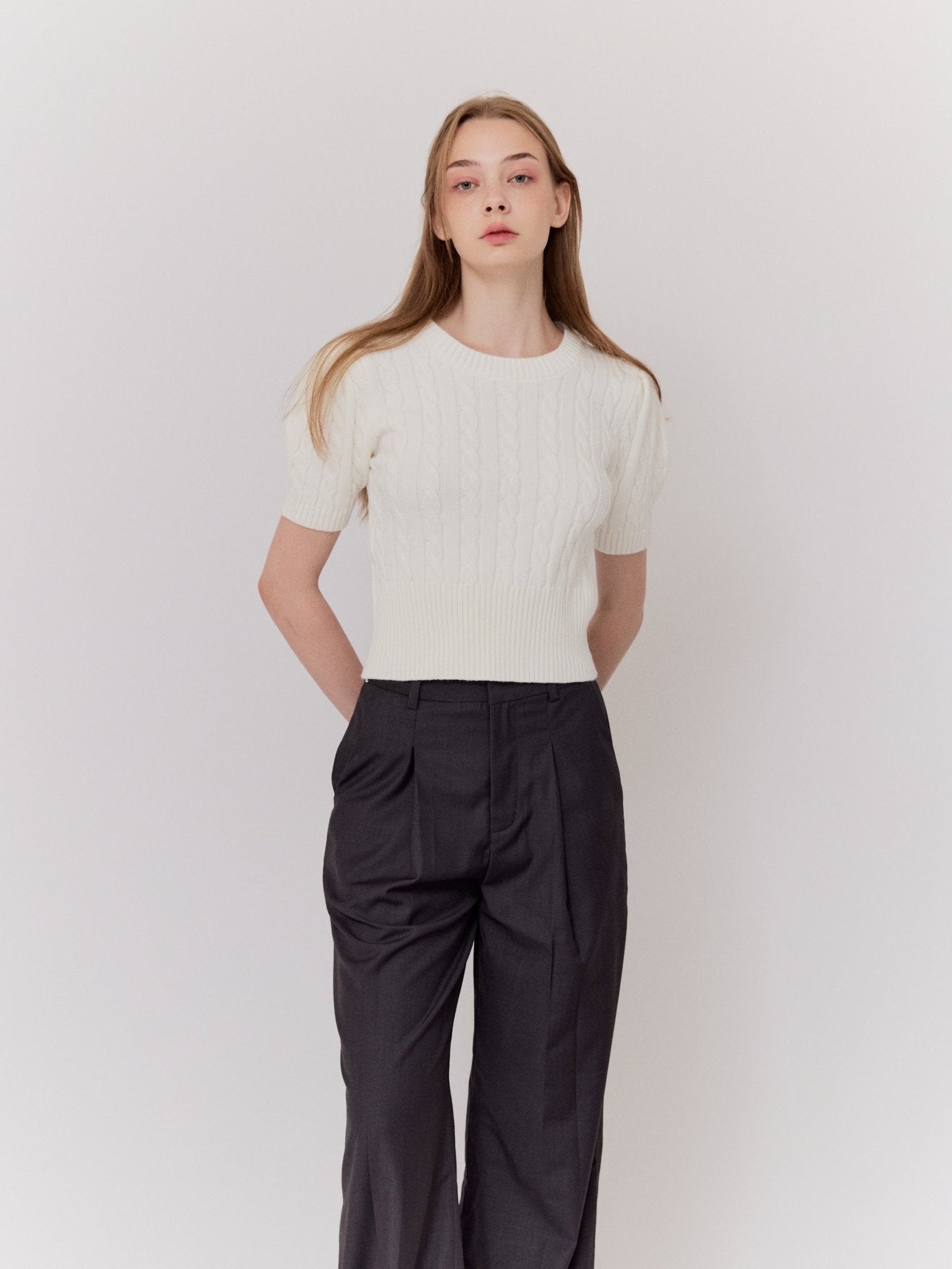 Pearl Button Knit top - Marvymarvy